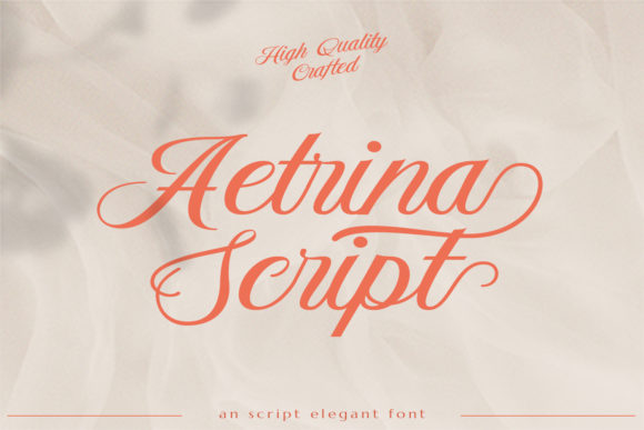 Aetrina Script: Elegant Handwritten Style