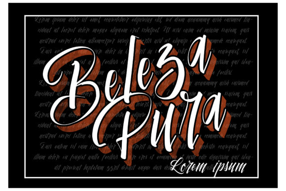 Beleza Pura: A Timeless Handwritten Font for Every Creative Workflow