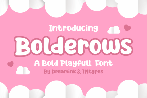 Bolderows: A Playful Font for Creative Projects