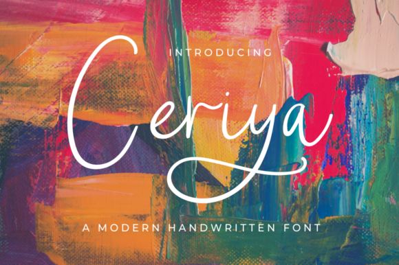 Ceriya: A Timeless Handwritten Font for Elegant Design