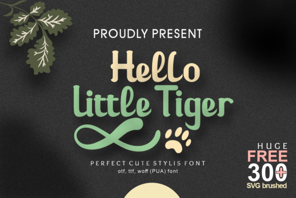 Hello Little Tiger: A Timeless Handwritten Font for Modern Design