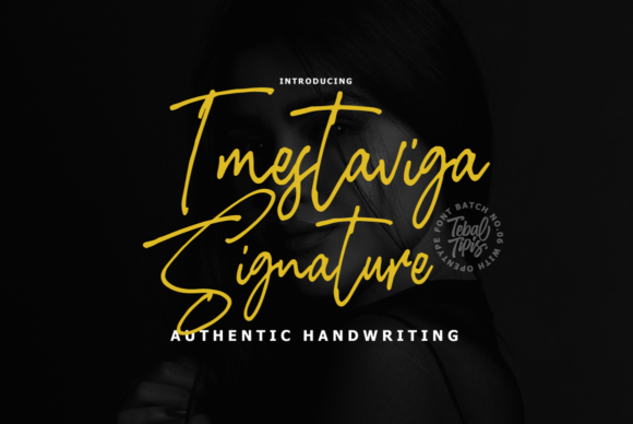 Imestaviga Signature: A Stylish Script Font for Elegant Designs