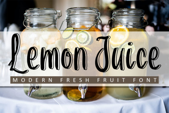 Lemon Juice: A Handwritten Font for Creative Expression