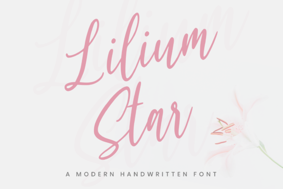 Lilium Star: A Timeless Handwritten Font for Elegant Design