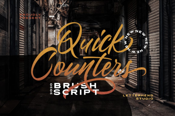 Quick Counters: A Handwritten Font for Every Project