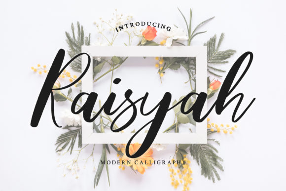 Raisyah: The Elegant Script Font for Every Design Need