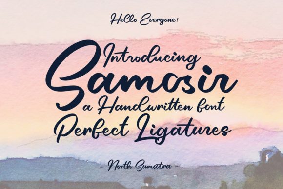 Samosir: A Handwritten Font for Strategic Design and Creative Expression