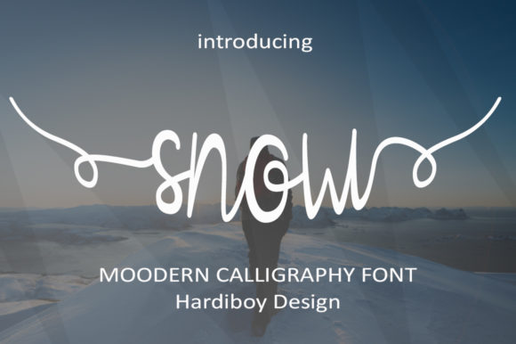Snow: A Dreamy Handwritten Font
