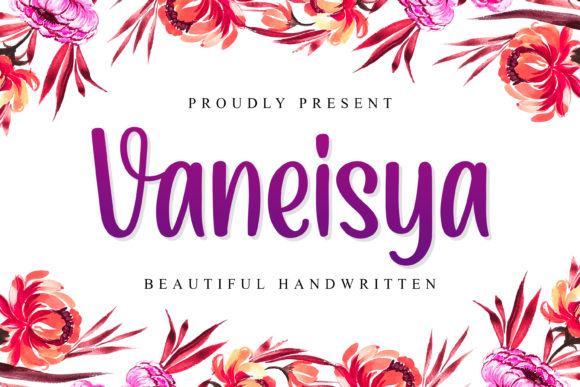 Vaneisya: A Beautiful Handwritten Font for Creative Projects