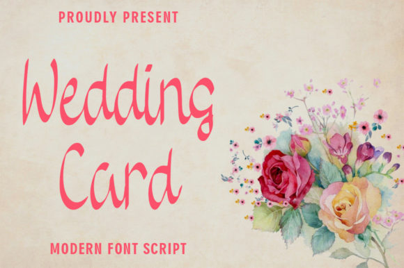 Wedding Card: Elegant Script for Every Design